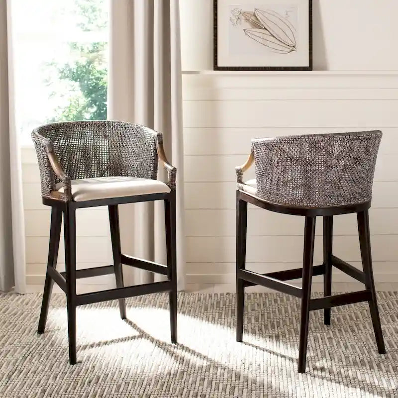 Rattan 30-Inch Bar Stool