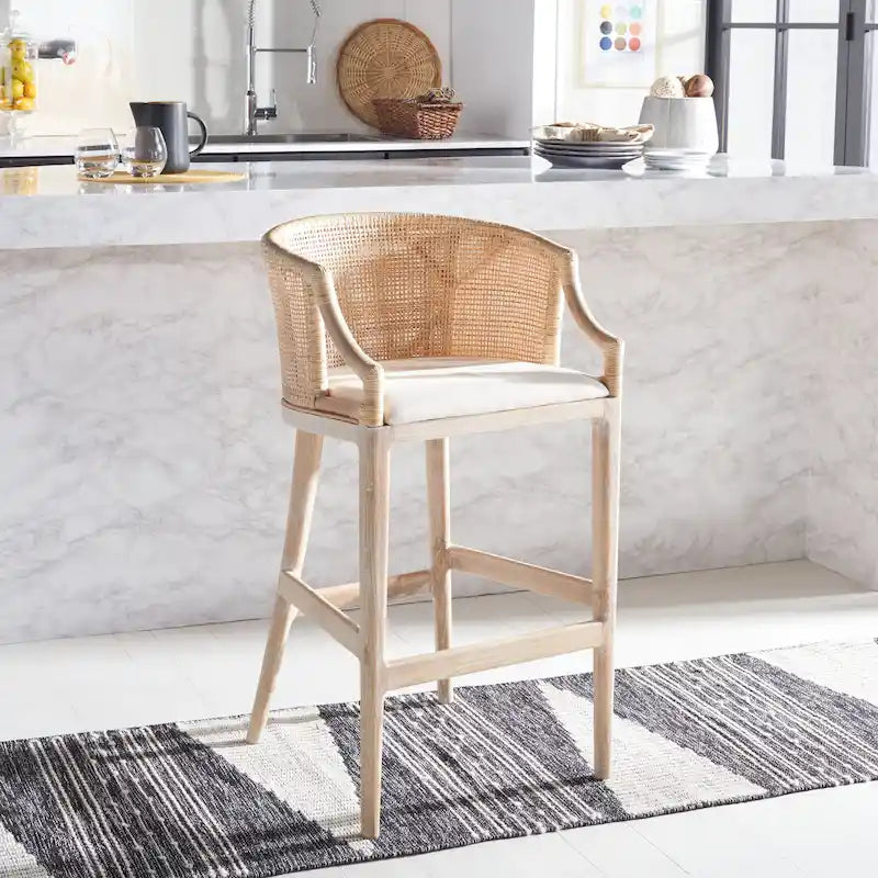 Rattan 30-Inch Bar Stool