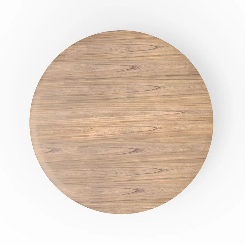 Cove Round Solid Wood Dining Table, Natural