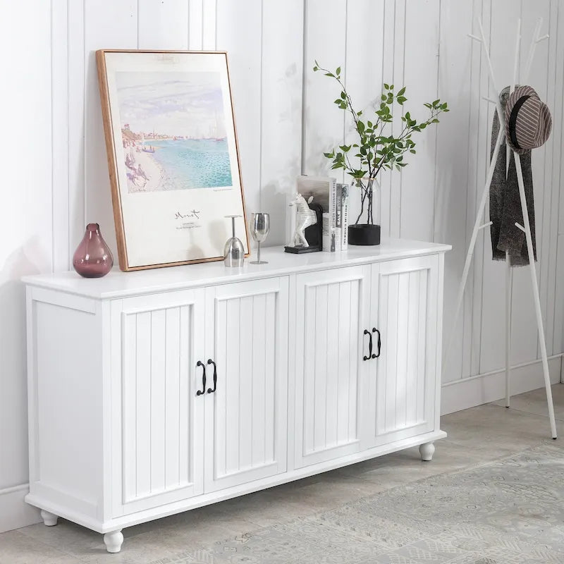 Kitchen Sideboard Coffee Bar Cabinet Accent Storage Cabinet